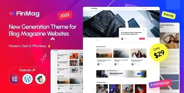 FinMag – Modern Magazine WordPress Theme 1.1.8