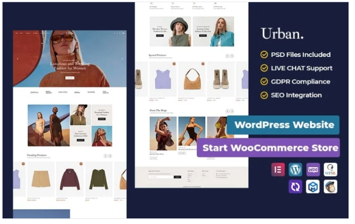 Urban - Luxurious and Trending Fashion WooCommerce Theme 1.0.0