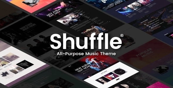 Shuffle – WordPress Music Theme 1.7