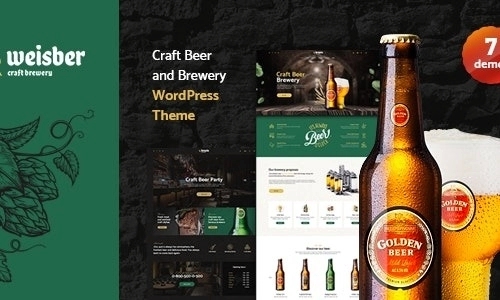 Weisber - Craft Beer & Brewery WordPress Theme 1.1.6