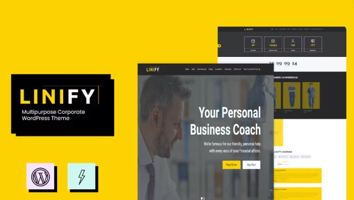 Linify – Multipurpose Corporate WordPress Theme 1.8