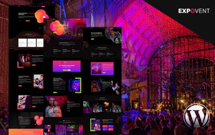 Event Booking and Gala Ticketing – Expovent WP Theme 1.0.1