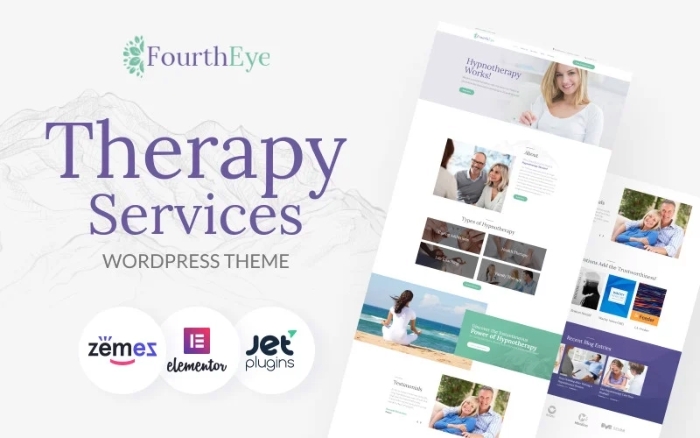 FourthEye – Therapy Services Multipurpose Classic WordPress Elementor Theme 1.0.0
