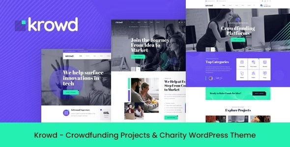 Krowd – Crowdfunding & Charity WordPress Theme 1.3.1