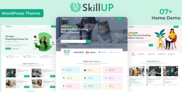 SkillUp – Online Education WordPress Theme 1.0.29