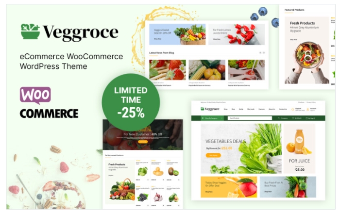 Veggroce – Vegetable and Grocery WooCommerce Theme 1.0