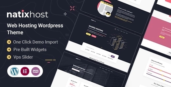 Natix β Web Hosting WordPress Theme 1.6