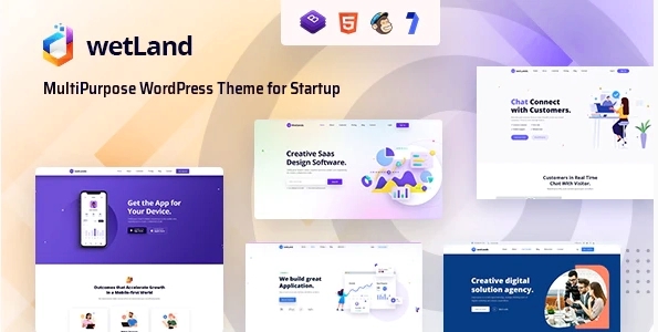 Wetland – MultiPurpose WordPress Theme for Startup 1.0.9