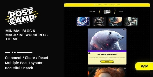 Postcamp – Blog & Magazine WordPress Theme 1.0.3