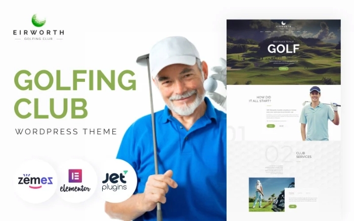 Eirworth – Golfing Club Responsive WordPress Theme 1.0.1