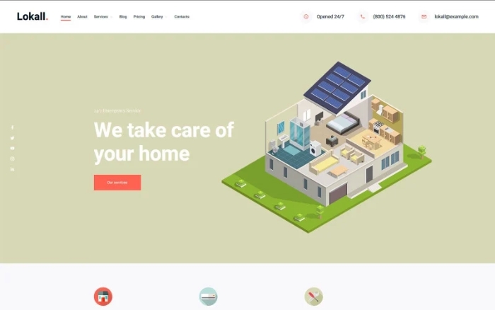 Lokall – Small Business Gutenberg WordPress Theme 1.5.0