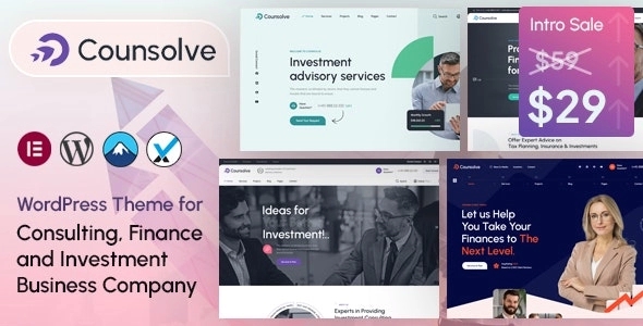 Counsolve – Consulting & Investments WordPress Theme 1.0