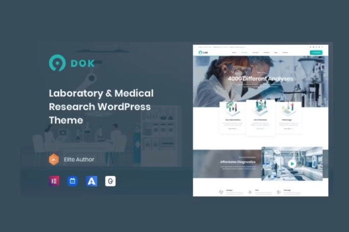 Ninedok – Laboratory & Research WordPress Theme 1.1.4