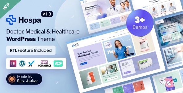 Hospa – Medical Clinic & Hospital Elementor WP Theme 1.4