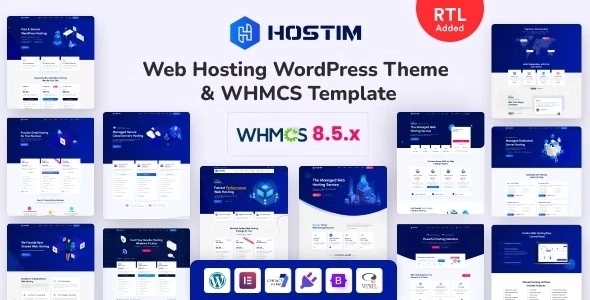 Hostim – Web Hosting WordPress Theme with WHMCS 1.9.0