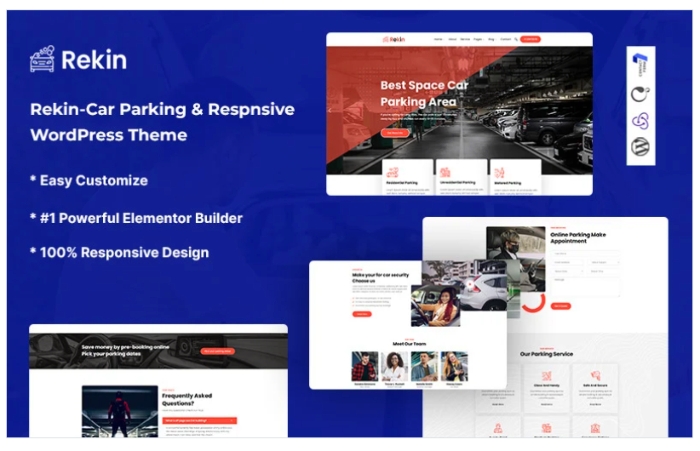 Rekin – Car Parking WordPress Theme 1.0.1