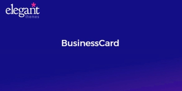 Elegant Themes BusinessCard 4.4.12