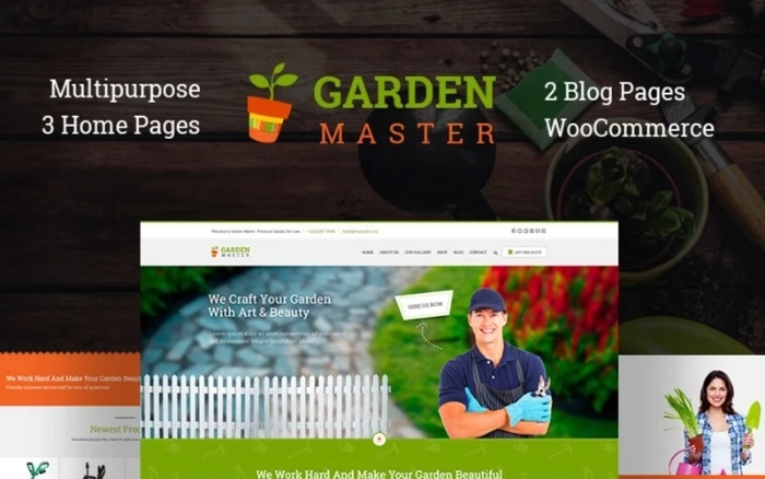 Garden Master WordPress Theme 2.0