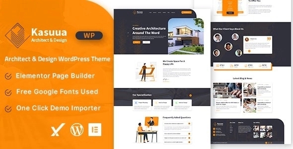 Kasuua – Architect & Design WordPress Theme 1.0.0