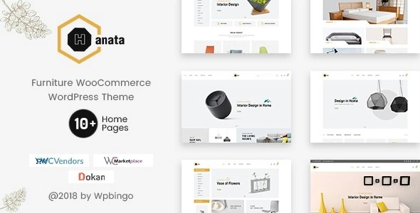 Hanata - Marketplace WooCommerce Furniture Theme 1.2.5