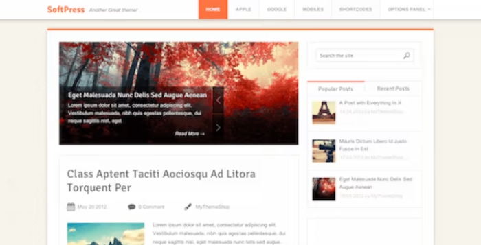 Softpress – Fully Responsive Clean & Refined WP Theme