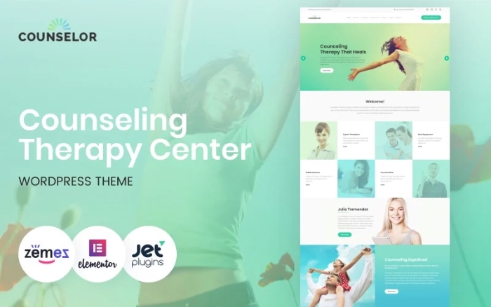 Counselor – Counseling Therapy Center Responsive WP Theme 1.0.1