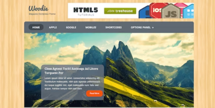 Woodie – Tri-Column Multipurpose WP Theme 1.1.2