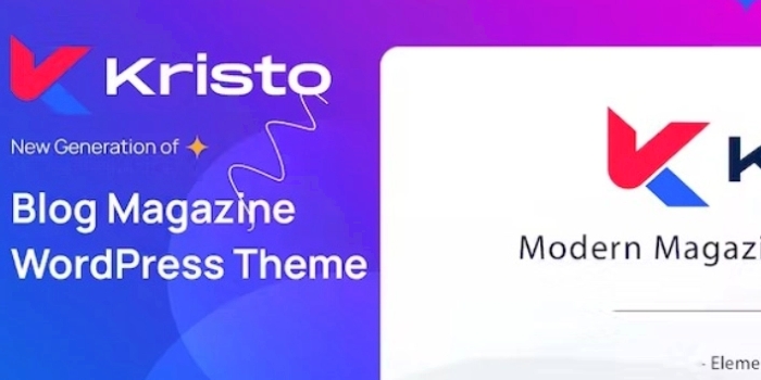 Kristo – Modern Magazine WordPress Theme 2.4