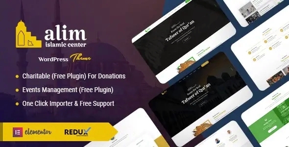 Alim - Islamic Institute & Mosque WordPress Theme + RTL 1.4.1