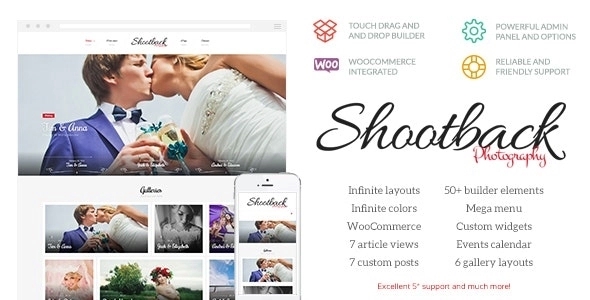 Shootback – Retina Photography WordPress Theme – Photography 1.1.5