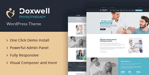 Doxwell : Physical Therapy WordPress Theme 2.3