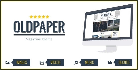 OldPaper – Ultimate Magazine & Blog Theme 1.7.0