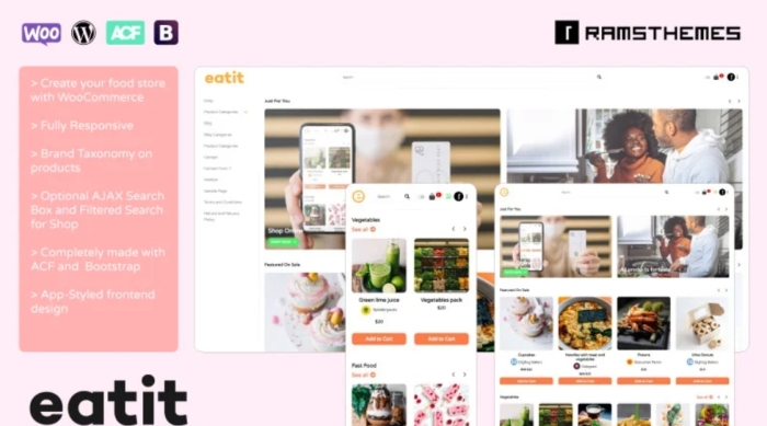EATIT - Food Store WooCommerce Theme 1.0.3