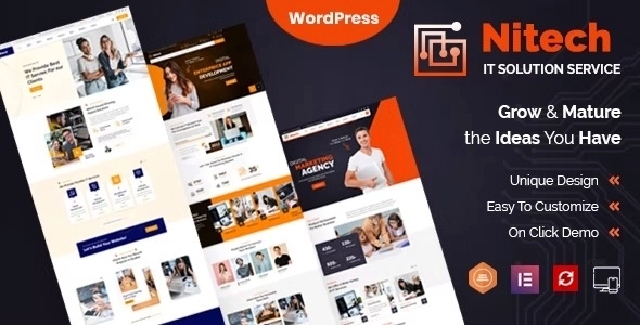 Nitech – Agency & Technology Services WP Theme 1.4
