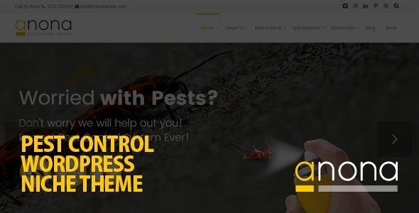Anona – Pest Control WordPress Theme 8.0