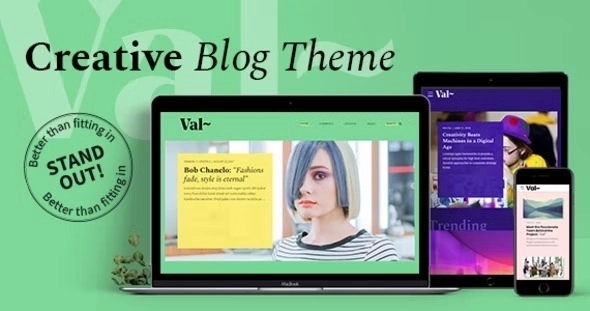 Val – Creative Blog WP Theme 1.2.0