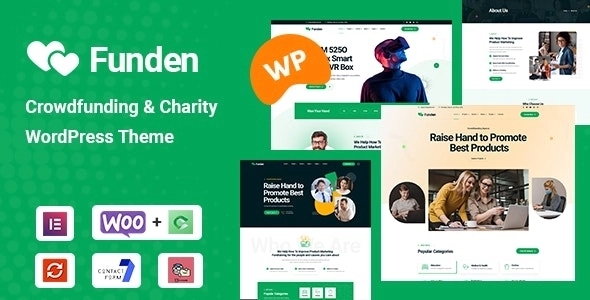 Funden – Crowdfunding & Charity WordPress Theme 1.1.8