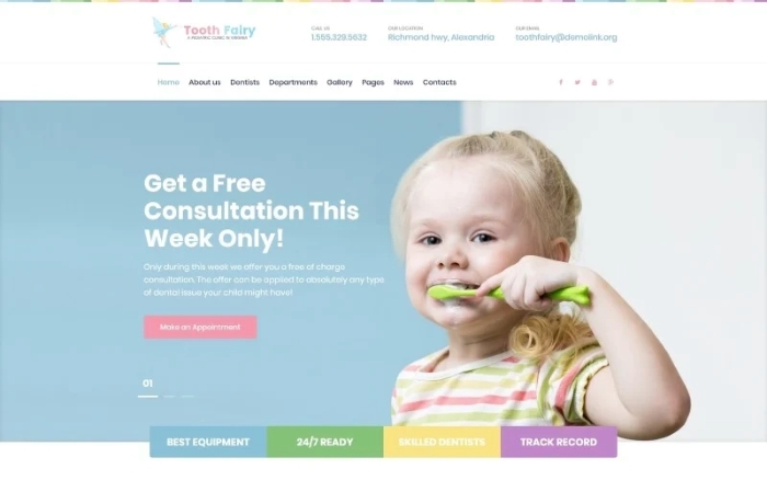 Tooth Fairy – Pediatric Dentistry WordPress Theme 1.0.0