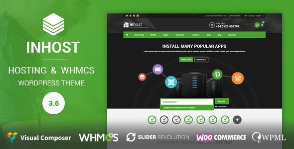 InHost – WHMCS Integration WordPress Theme 4.0.1