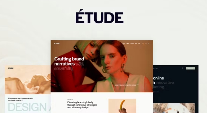 Etude β Creative Agency & Portfolio WordPress Theme 1.0.0