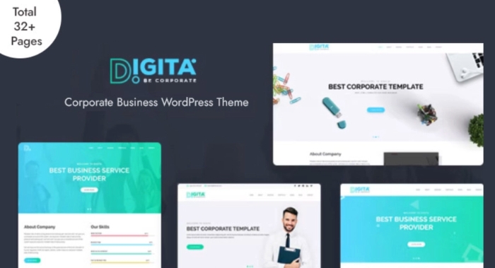 Digita β Corporate Business WordPress Theme 1.1