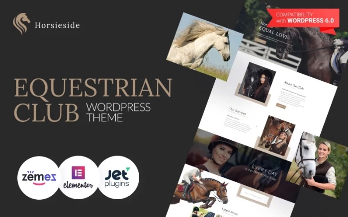 Horsieside – Equestrian Center Responsive WP Theme 1.0.1
