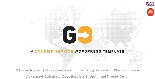 GO Courier- Delivery Transport WordPress Theme 2.5.3