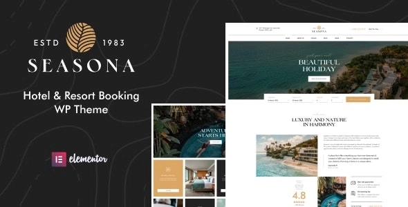 Seasona – Hotel & Resort Booking WordPress Theme 1.1.4