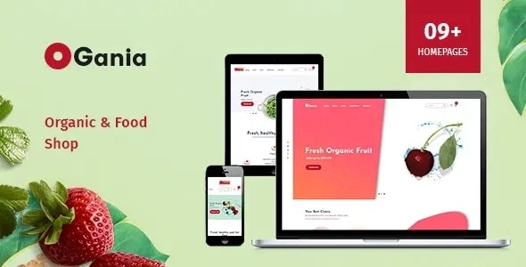 Ogania – Organic & Food WooCommerce WordPress Theme 1.2.0