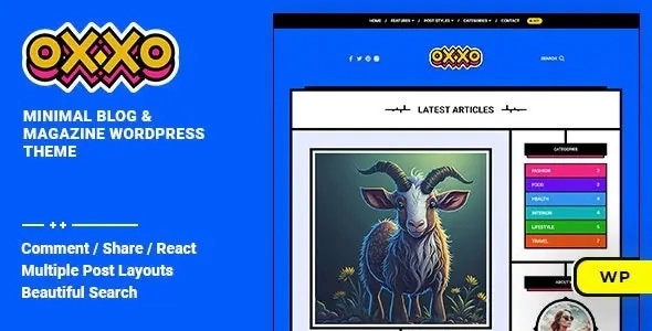Oxxo – Blog & Magazine WordPress Theme 1.0.1