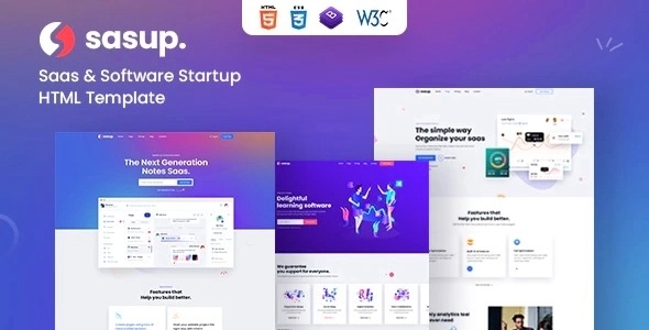 Sasup – Sass Landing WordPress Theme + RTL 1.0.0