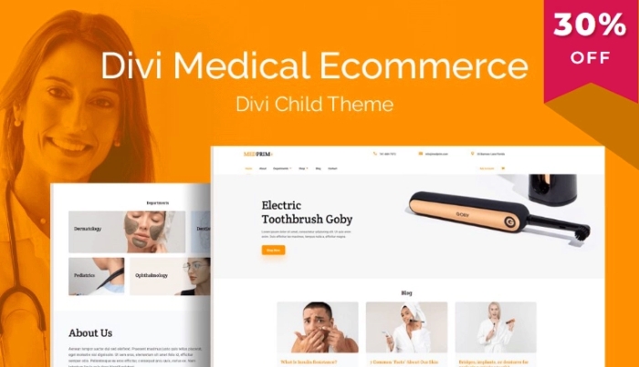 Divi Medical Ecommerce 1.0.5
