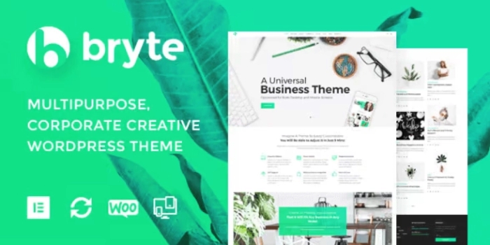 Bryte multipurpose creative & business WP Theme