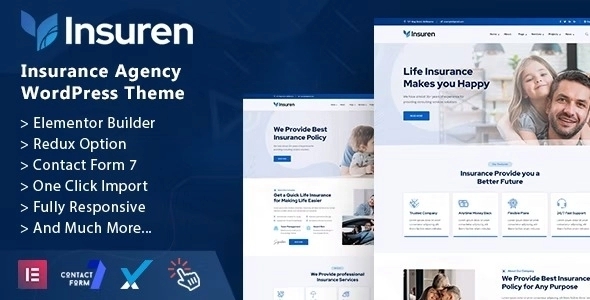 Insuren – Insurance Agency WordPress Theme 1.0